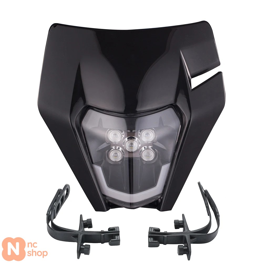 バイク LEDヘッドライトヘッドランプ汎用 ヘッドライト KTM EXC