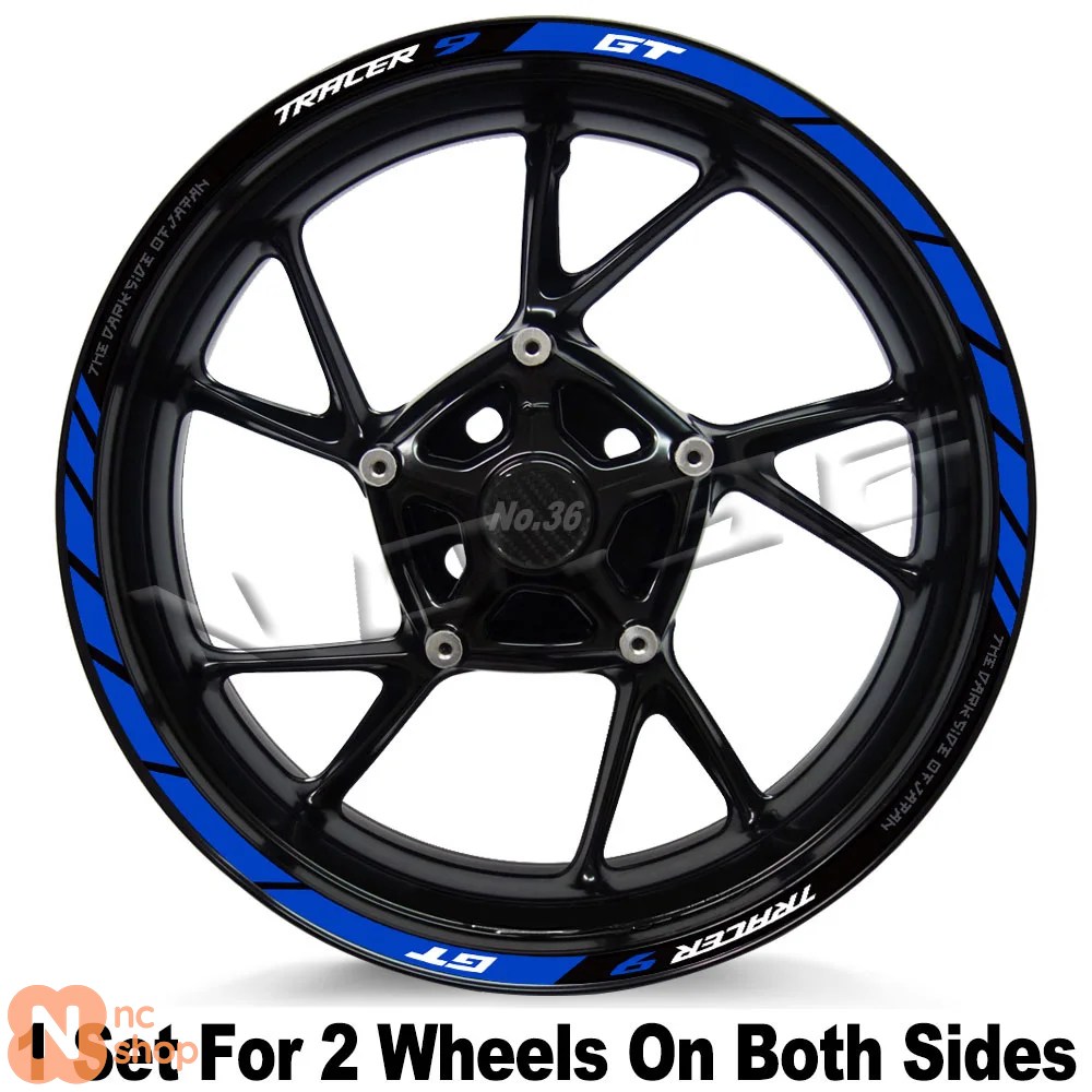 ヤマハ TRACER 9 GT 用ホイールステッカー リムテープ