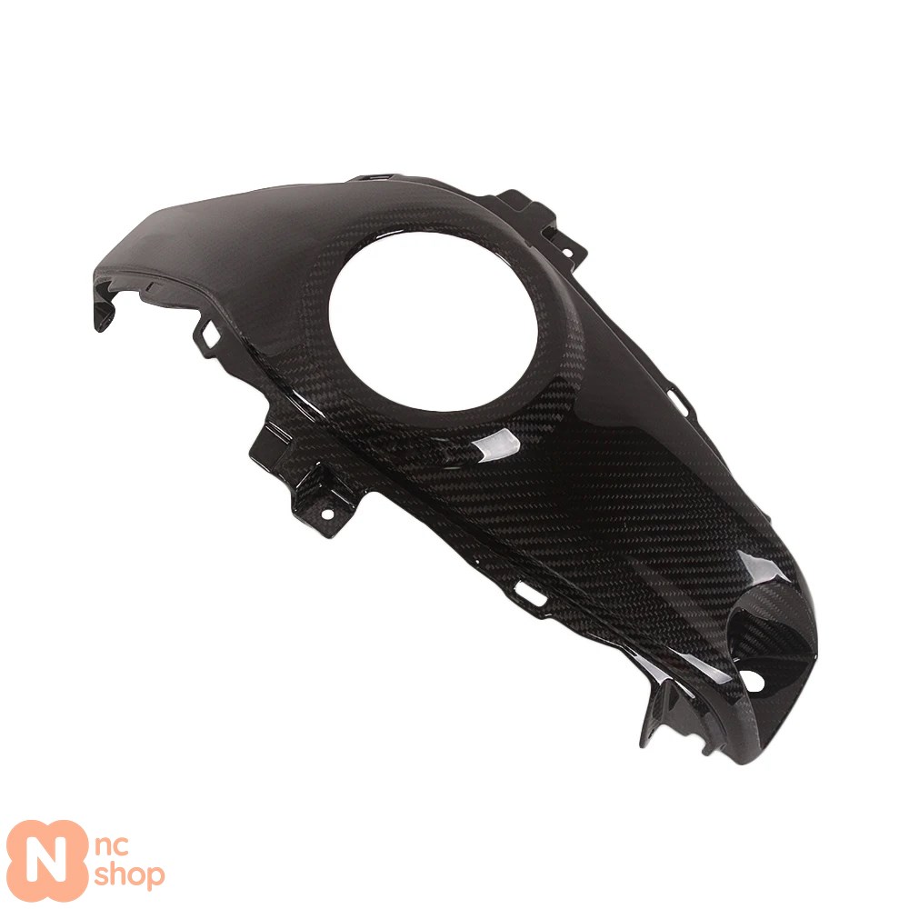 【並行輸入品】 ヤマハ YZF-R3 R3 2015 2016 2017 2018用 100% カーボンガスタンクカバー ミドルタンク燃料保護キャップフェアリングガードパネルの画像