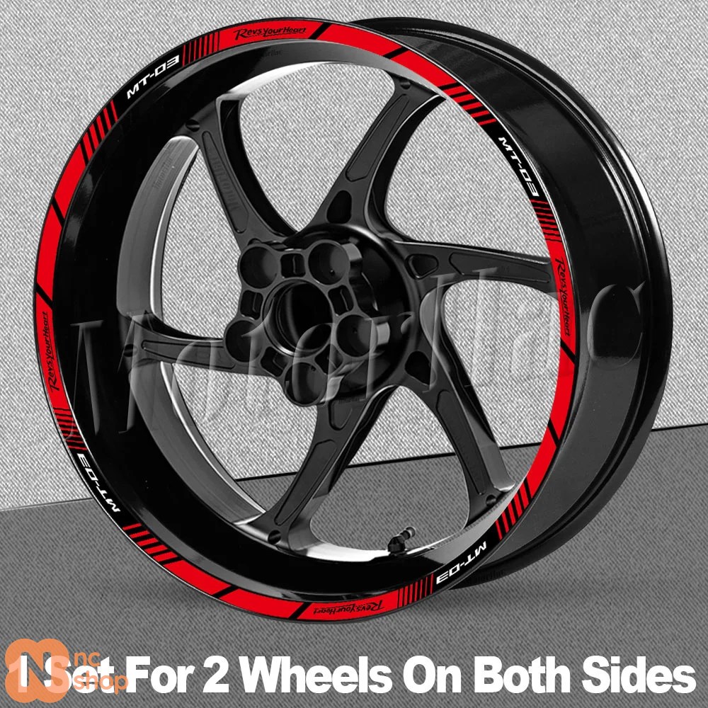 並行輸入品 バイク用ホイールリムステッカー反射ハブストライプ