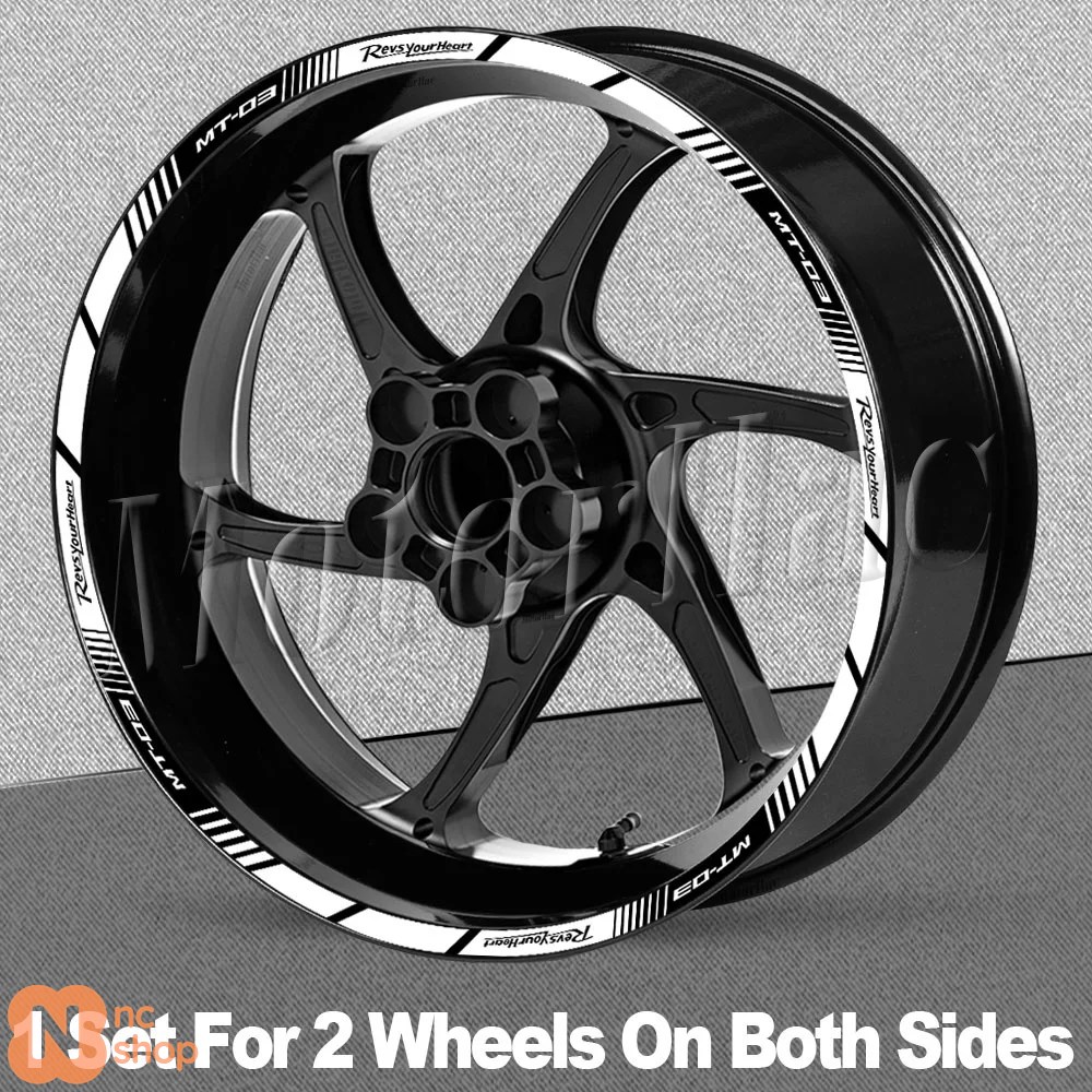 並行輸入品 バイク用ホイールリムステッカー反射ハブストライプ