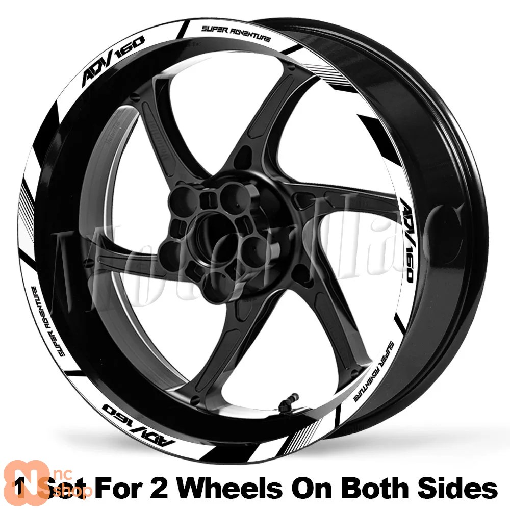 Amazon | ビニール反射 Adv150 ステッカー ホイール リム