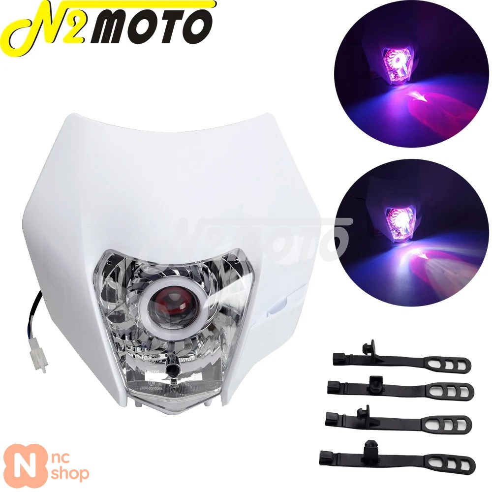 並行輸入品】 オフロードエンデューロモトクロス用LEDヘッドライト