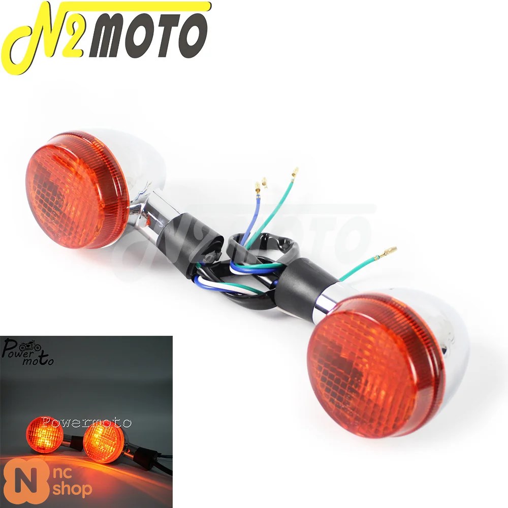 並行輸入品】 11V バイク用レトロフロントリアランプウィンカー