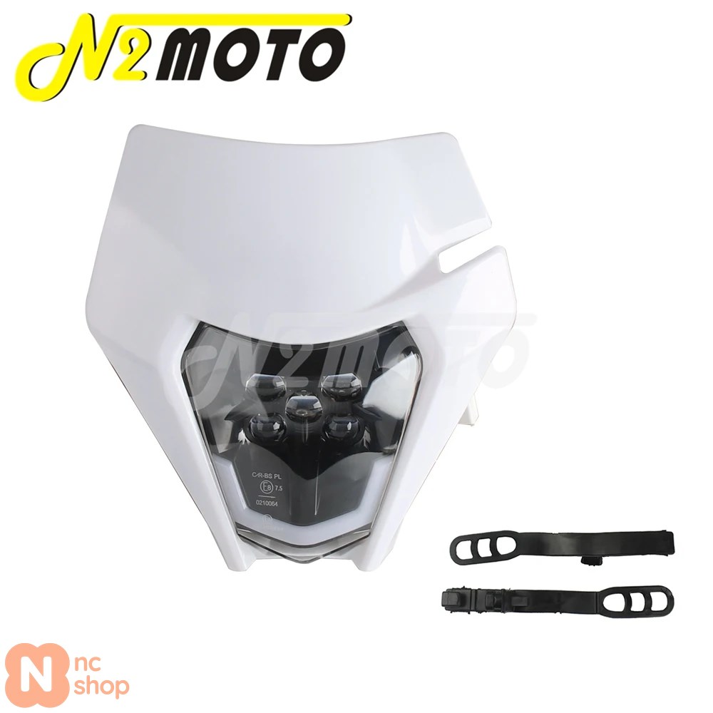 KTM ヘッドライト ショートフェンダー モタード 並行輸入品】 モトクロスLEDヘッドライト E8 KTM用 EXC EXC-F