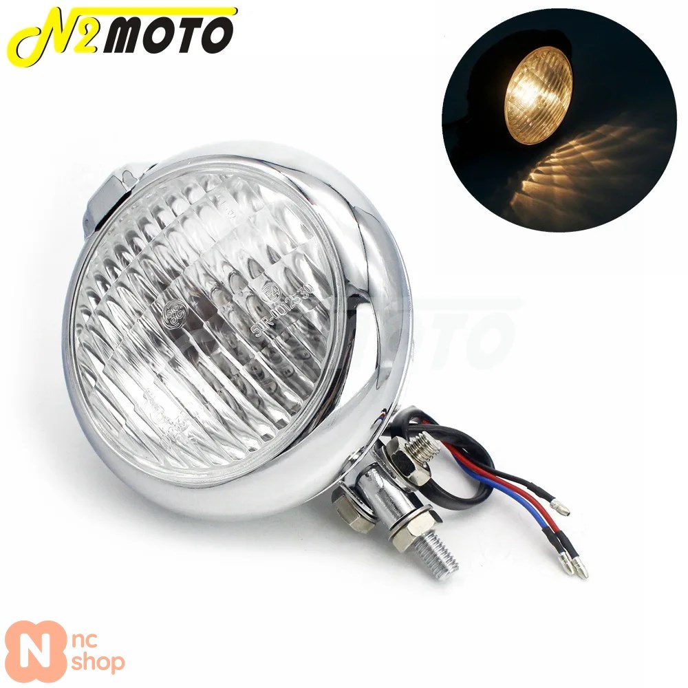 12Ｖ ユニティタイプ　4.5インチ　ヘッドライト　Ｈ4 ビンテージ　ハーレー 競売 12V ユニティタイプ ビンテージ H4 ヘッドライト 4.5インチ