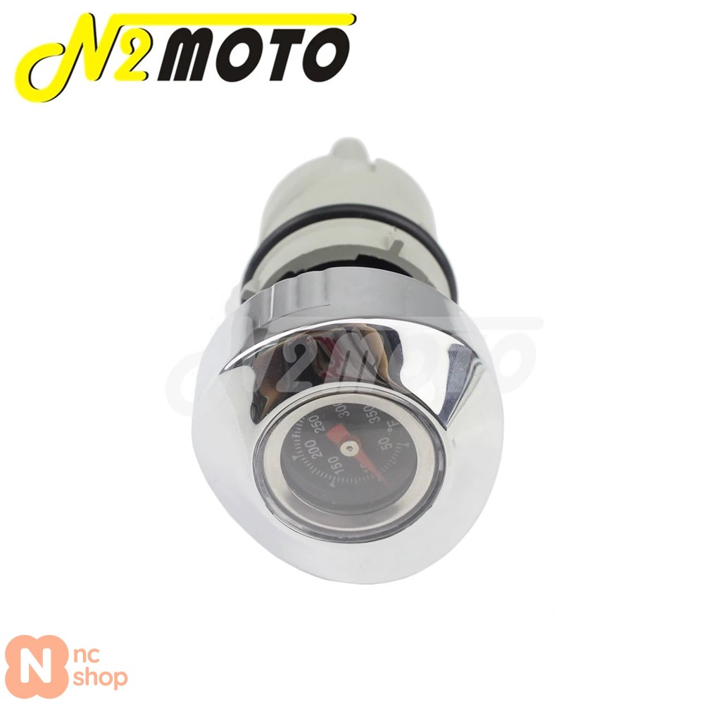 並行輸入品】 バイク燃料タンクプラグオイル温度ゲージ温度計メーター