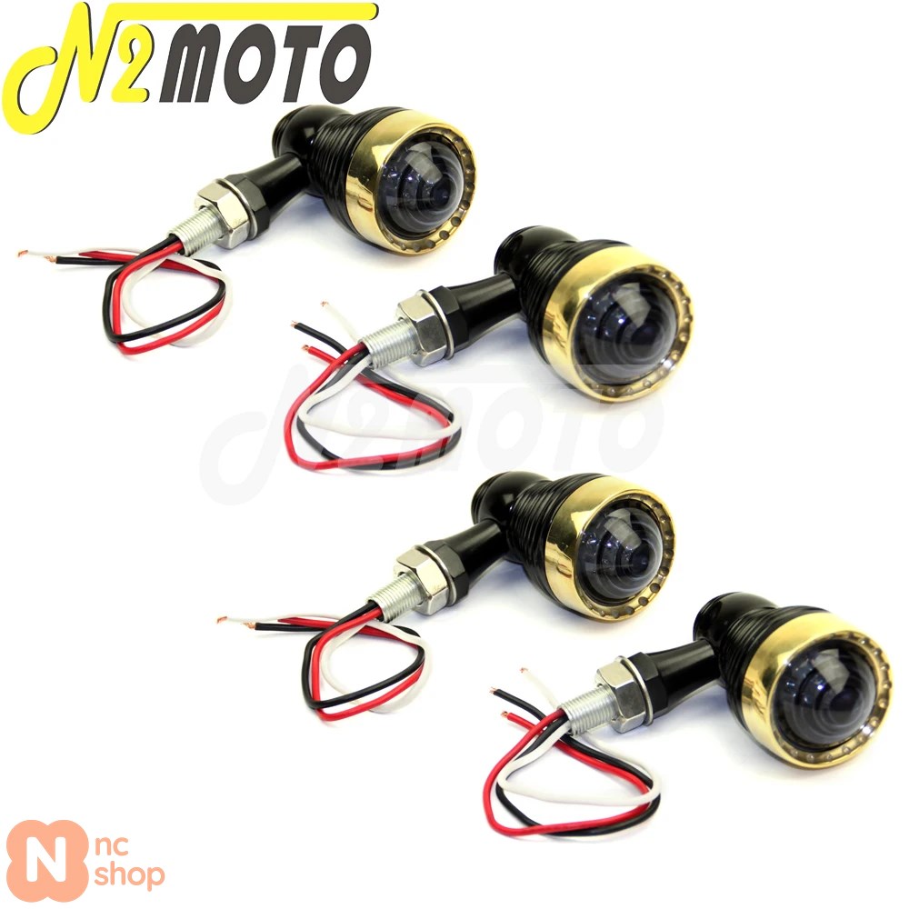 並行輸入品】 フロントリア LED ウィンカーライト バイク オールド