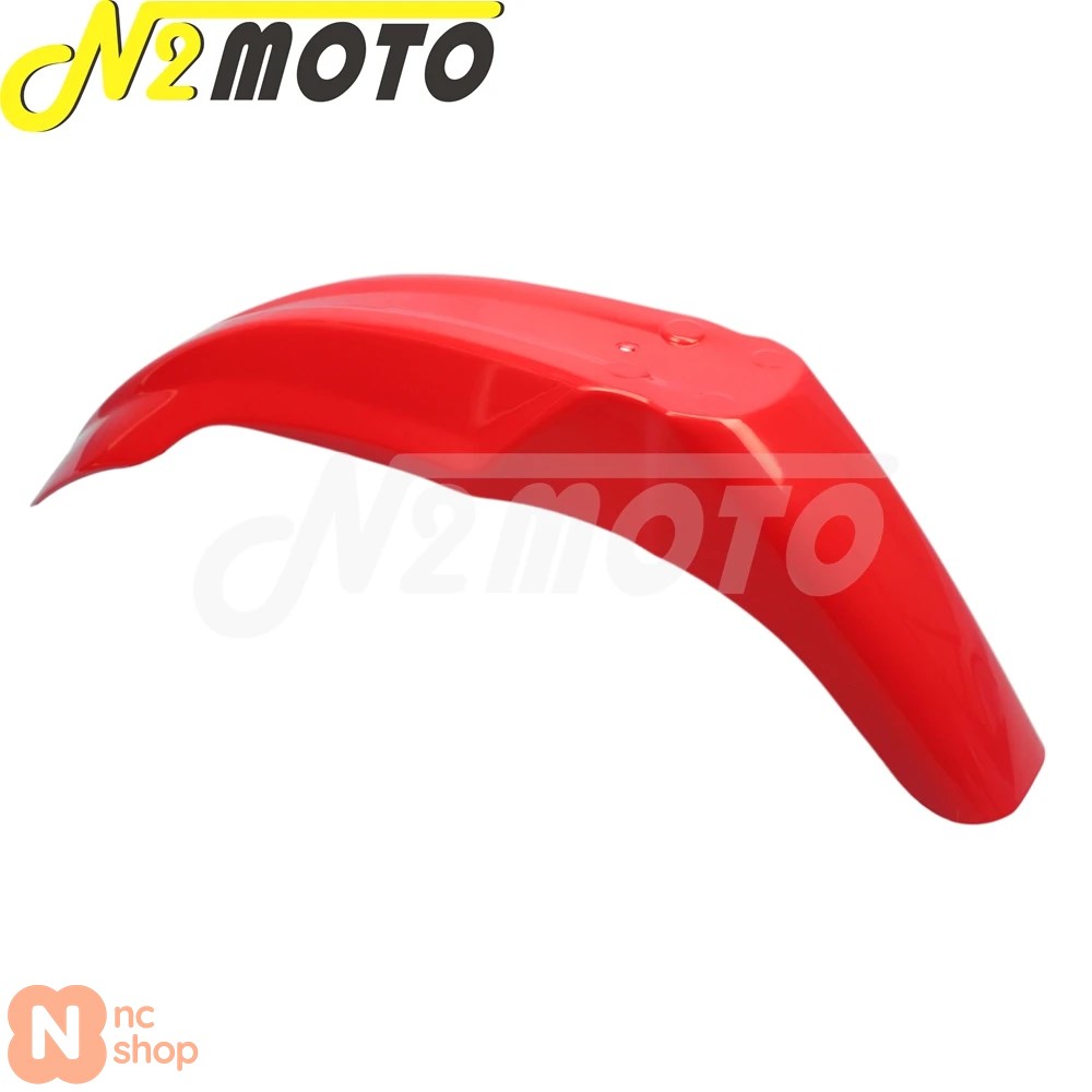 バイク用赤フェンダー 並行輸入品】 バイク用赤色フロントフェンダー モトクロス用