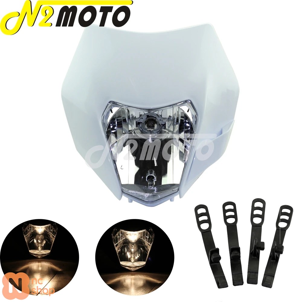 「KTM EXC/XC/SX系 150〜530cc LEDヘッドランプ」 LED Headlight Headlamp with Beam For KTM EXC EXCF SX SXF XC