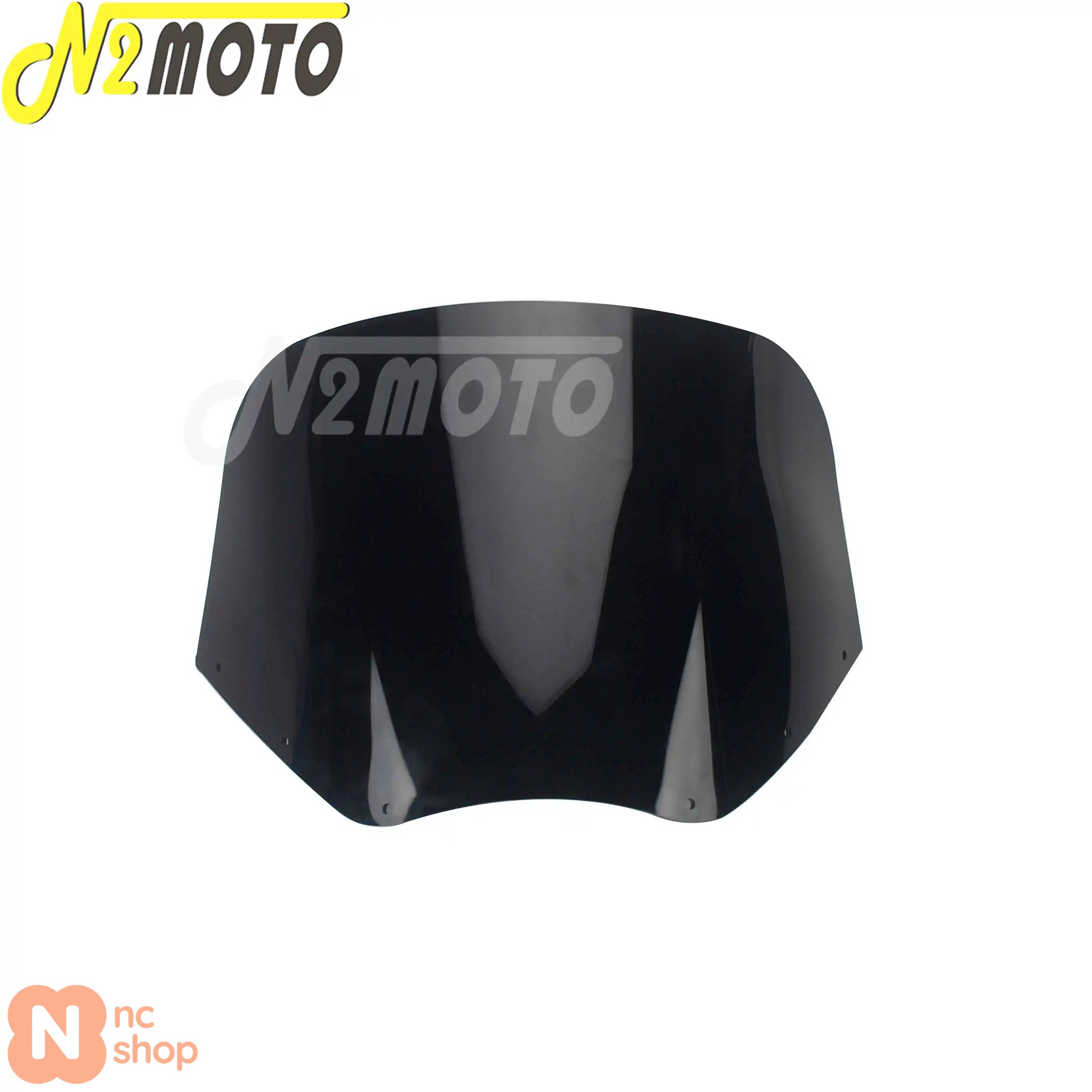 【並行輸入品】 レトロバイク用 5 3/4インチヘッドライトフェアリングウィンドシールドカバー 11インチ/15インチデフレクター ハーレーダビッドソンダイナワイ_14