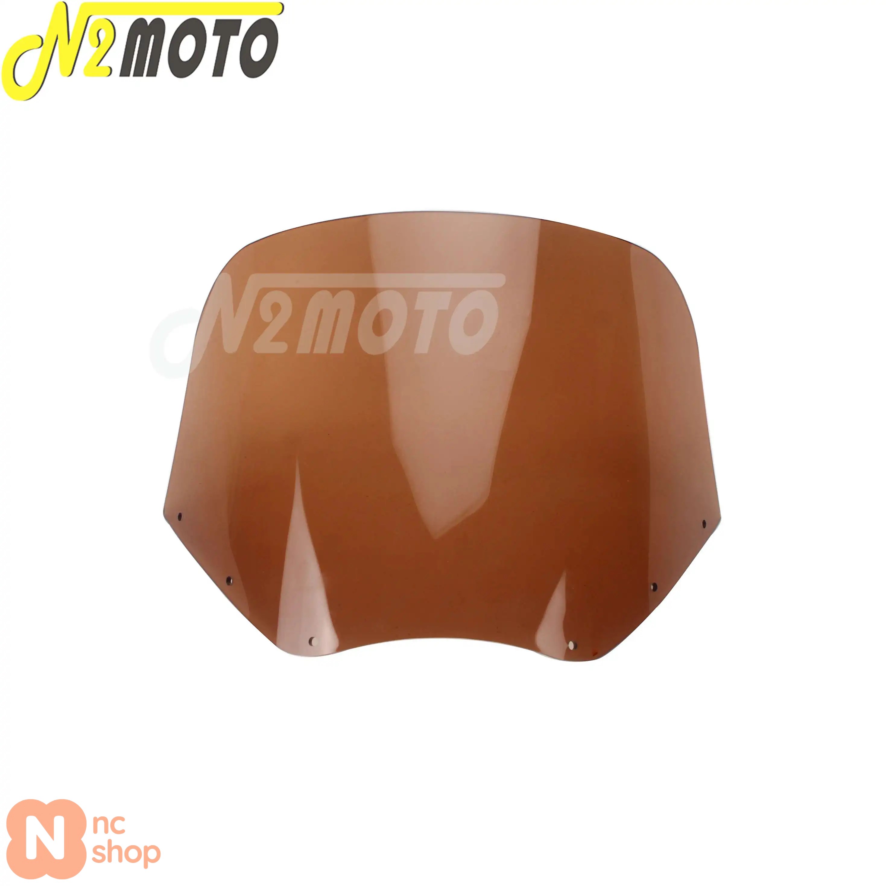 【並行輸入品】 レトロバイク用 5 3/4インチヘッドライトフェアリングウィンドシールドカバー 11インチ/15インチデフレクター ハーレーダビッドソンダイナワイ_15