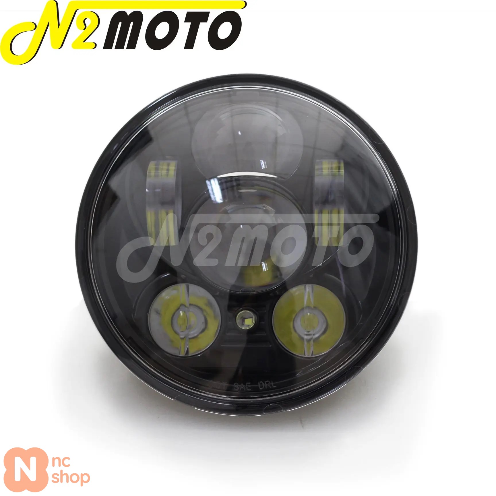 5.75インチ 丸型 LEDヘッドライト バイク用プロジェクターヘッド