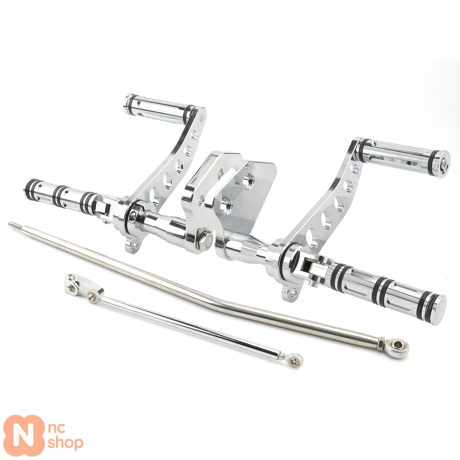 ハーレーフットペグ 並行輸入品】 バイク用ビレットアルミフォワードコントロール