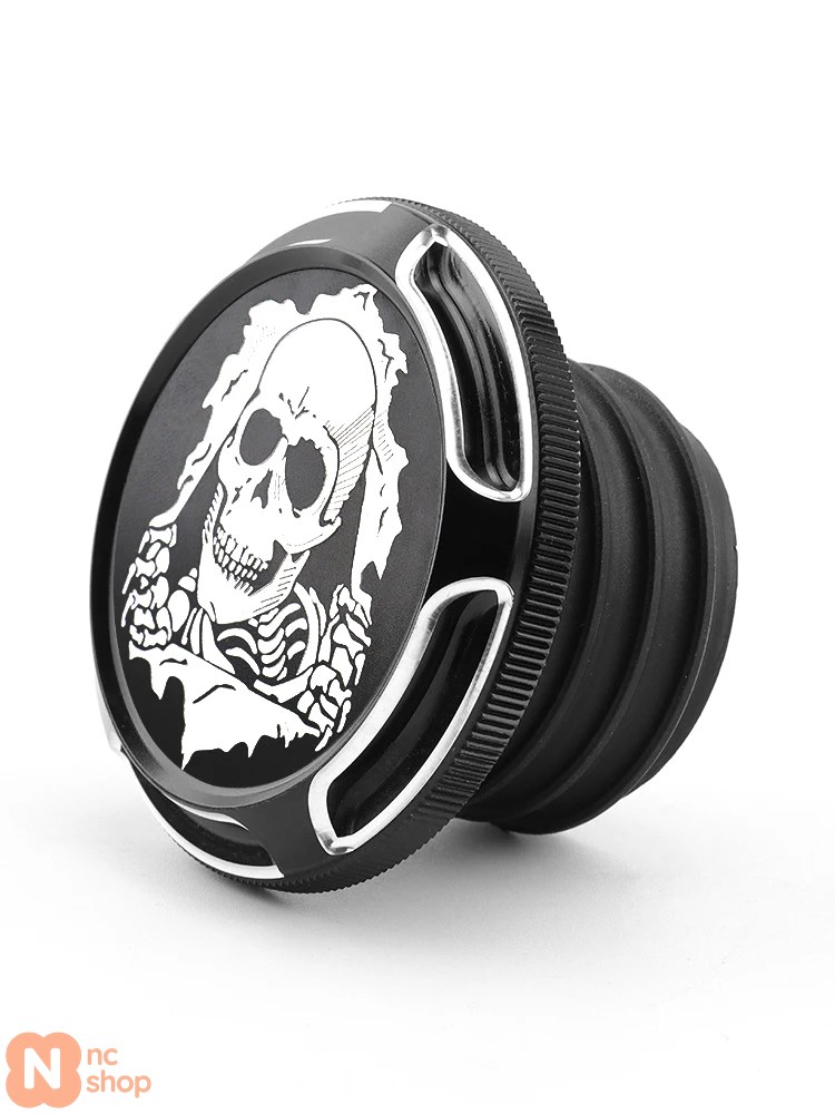 ブラックスカル フューエルキャップ - Harley Davidson