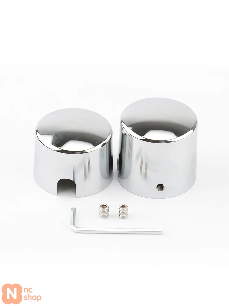 並行輸入品】 ハーレーダビッドソン用リアアクスルナットカバーセット