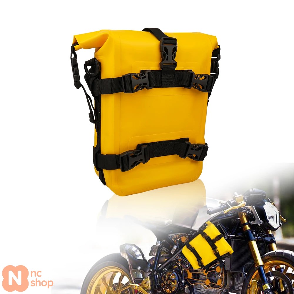 【並行輸入品】 バイクバッグサイドバッグ防水サイドラゲッジバイクツーリングバッグクイックリリースライディングガードバーバッグバイクテールバッグ_3