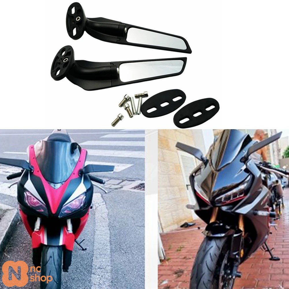 並行輸入品】 ホンダ CBR600RR R650用バイクミラー ヤマハ YZF R1 R125