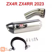 サイレンサー3点セット　汎用品　新品未使用 zx4r マフラー（バイク用 スリップオンマフラー）｜マフラー