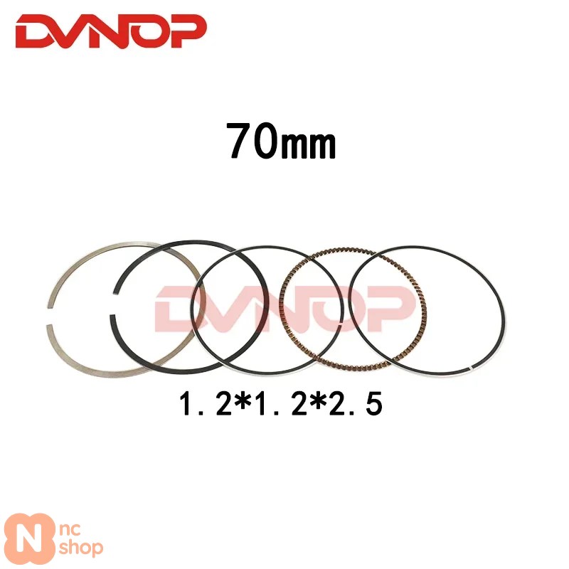 並行輸入品】 バイク 70MM ピストン 18MM ピンリング 1.2*1.2*2.5MM