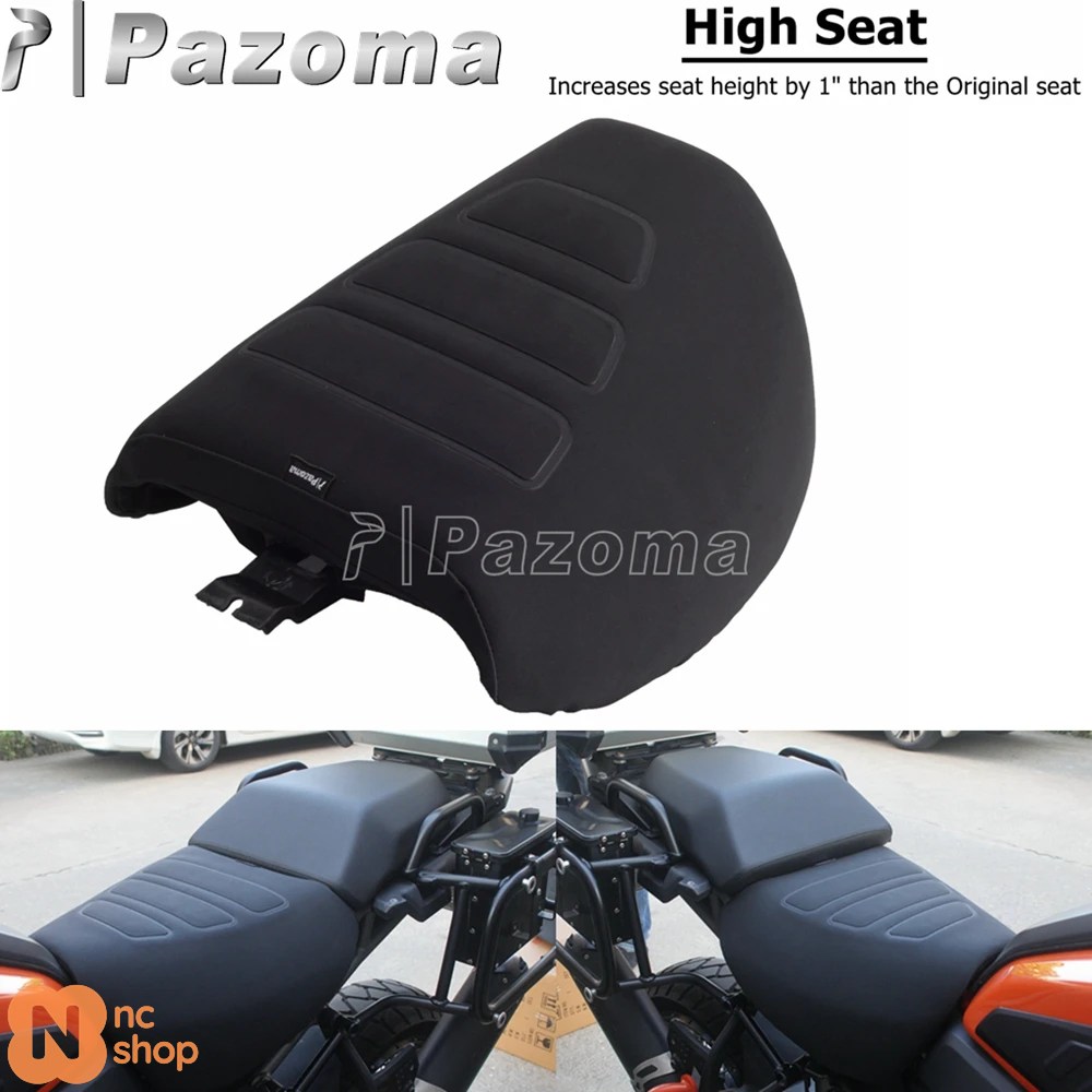 【並行輸入品】 2021年 2022年 2023年 ハーレーダビッドソン パンアメリカ1250 パゾーマシートクッション バイク ドライバーライダーソロシートアップグレード_1