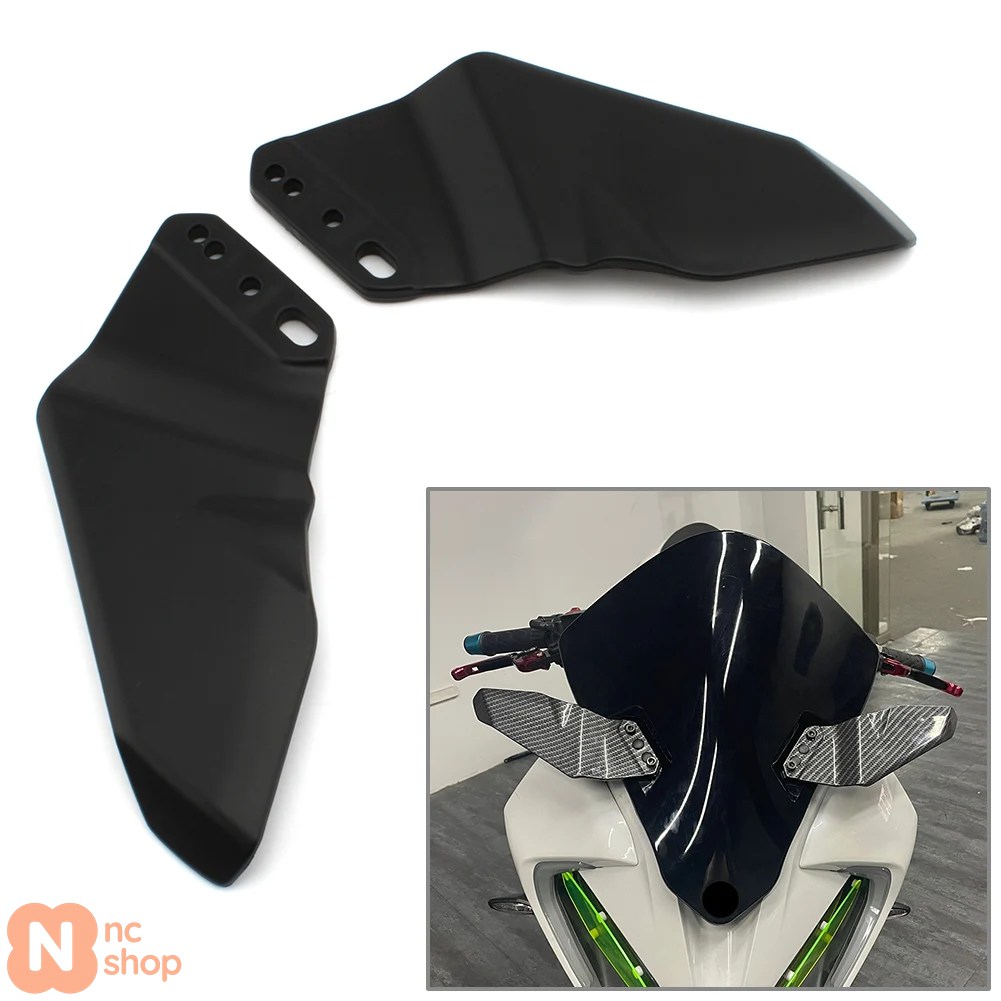 並行輸入品】 バイク ウイングレット 空力 ABS ウイングキット