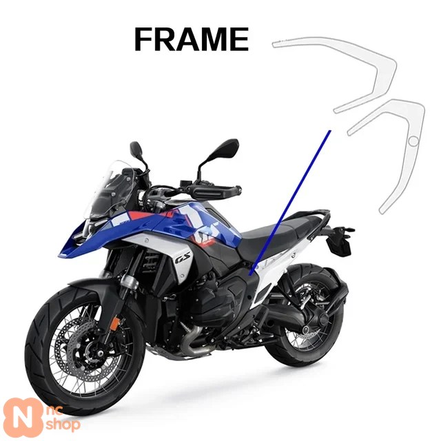 【並行輸入品】 BMW R 1300GS R 1300 GS 2023 2024 PPFクリアバイク 塗装保護フィルム TPUボディ アンチスクラッチステッカーの画像
