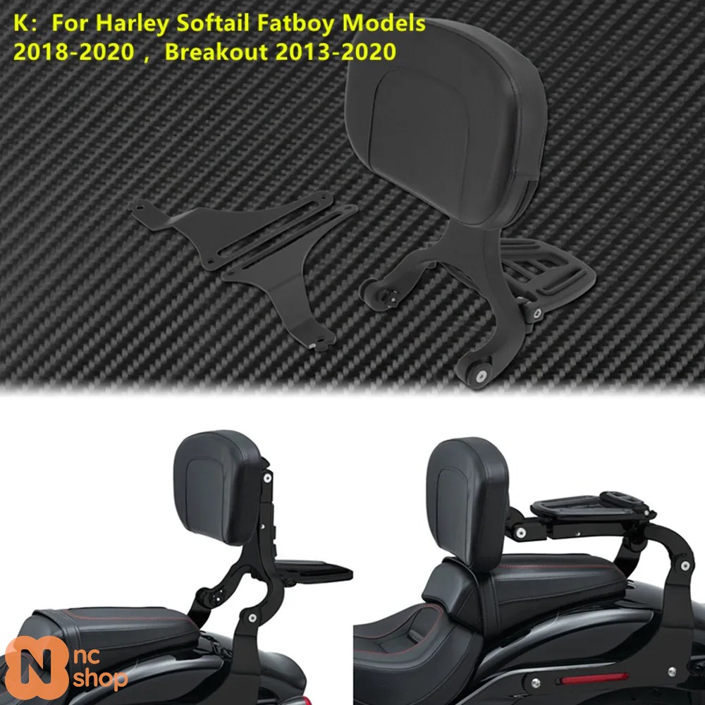 【並行輸入品】 バイク 調整可能 多目的 運転手 ピリオンシート ハーレー ツーリング ELECTRA GLIDE LOW RIDER ソフテイル FLSTC HERITAGEの画像