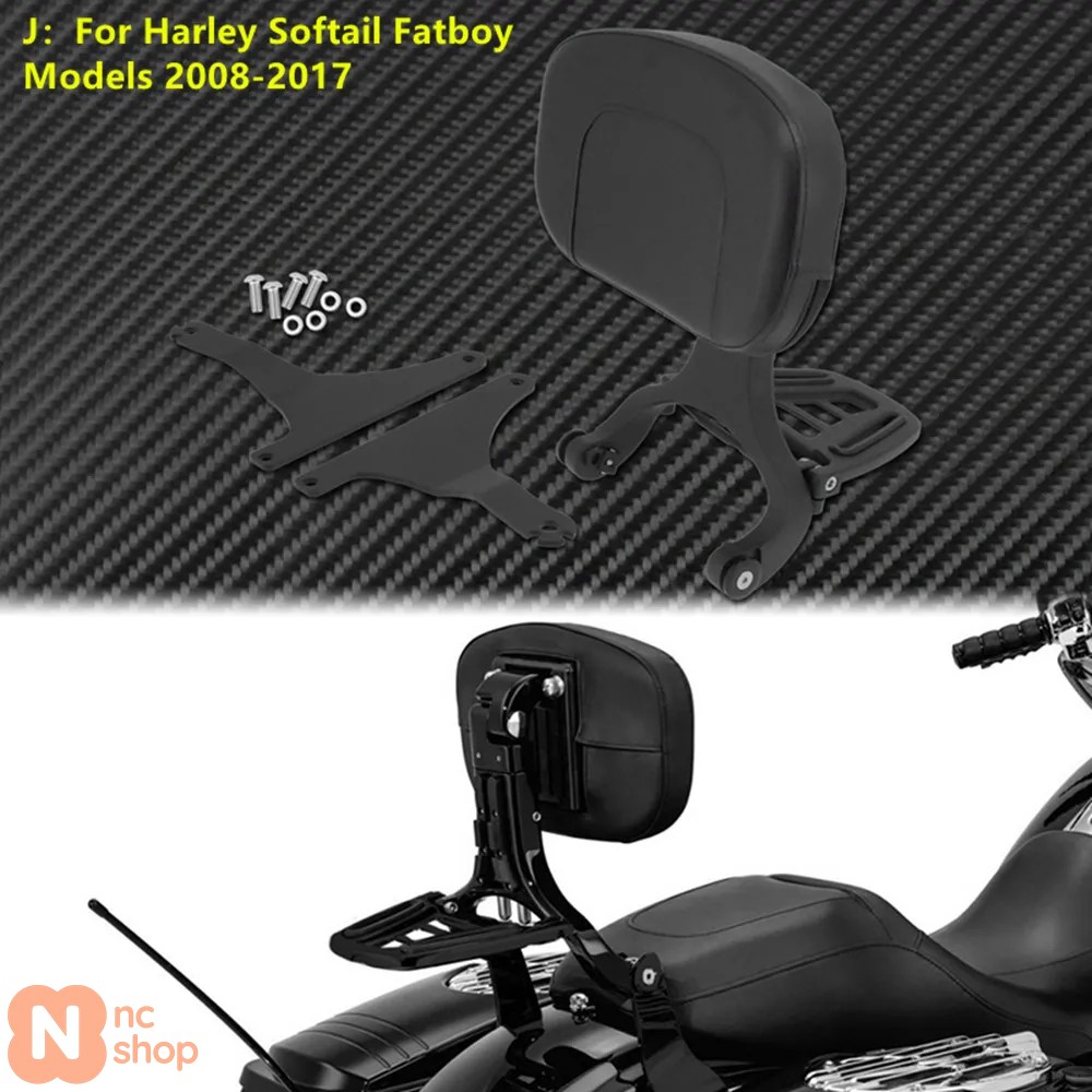 【並行輸入品】 バイク 調整可能 多目的 運転手 ピリオンシート ハーレー ツーリング ELECTRA GLIDE LOW RIDER ソフテイル FLSTC HERITAGEの画像