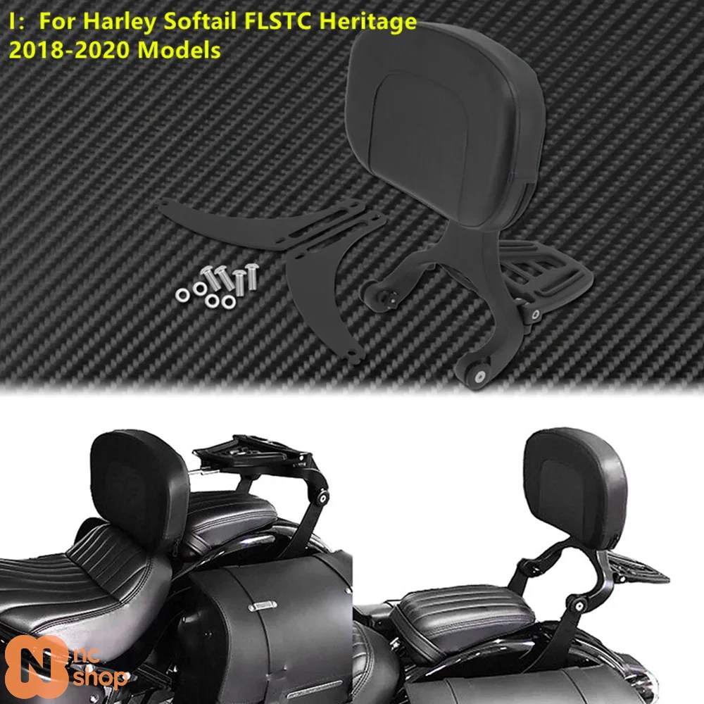 【並行輸入品】 バイク 調整可能 多目的 運転手 ピリオンシート ハーレー ツーリング ELECTRA GLIDE LOW RIDER ソフテイル FLSTC HERITAGEの画像