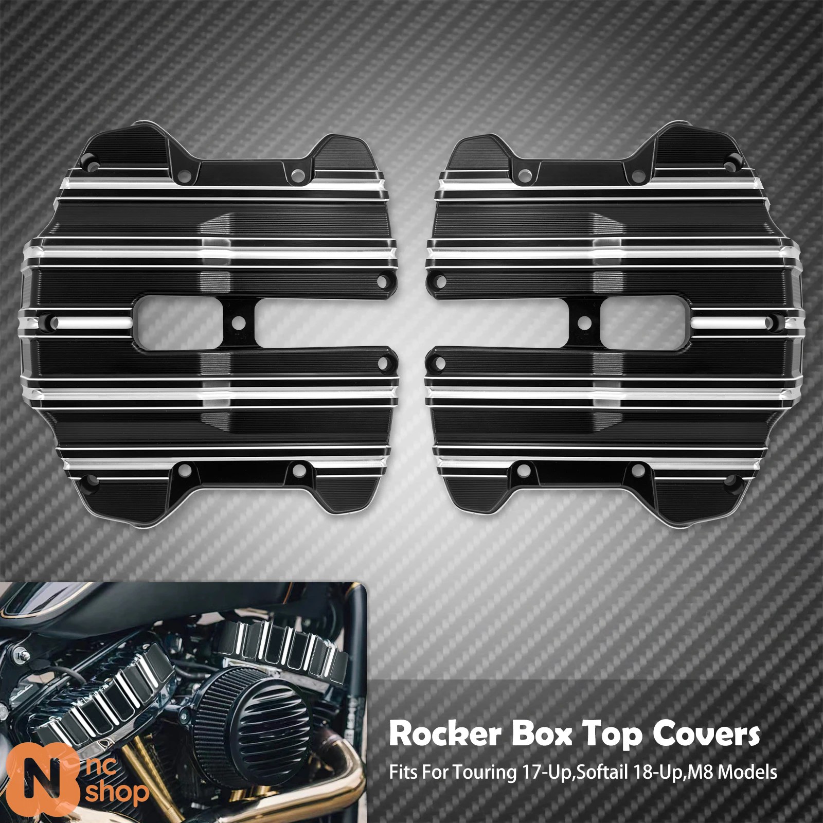 並行輸入品】 バイク ロッカーボックストップカバーアルミケースセット