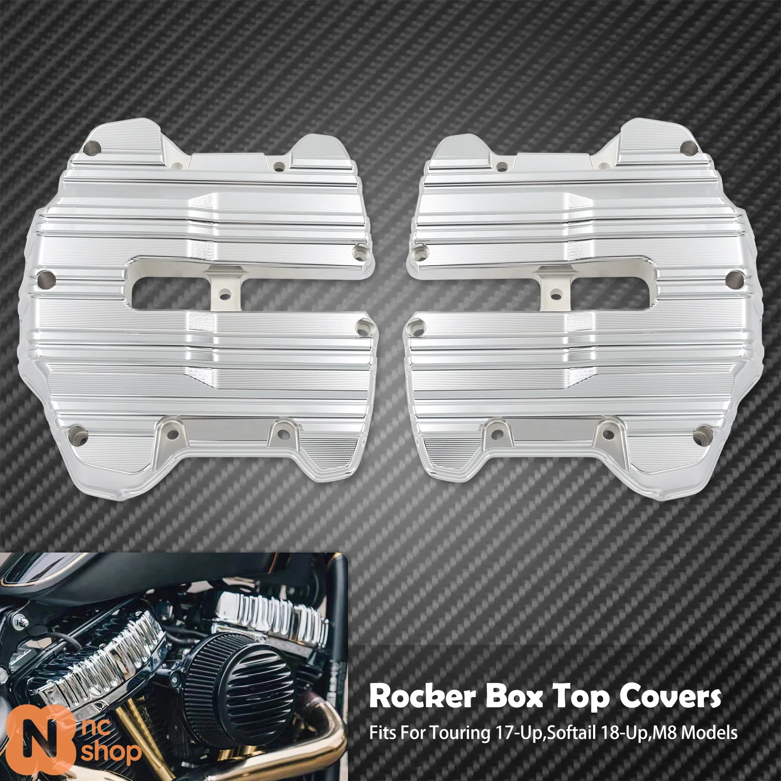 並行輸入品】 バイク ロッカーボックストップカバーアルミケースセット