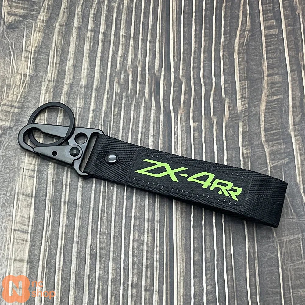 キーホルダー　キーケース　キーリング　ブラック 新品】kawasaki Ninja レザー 革製 キーホルダー 1個 Ninja ZX Z