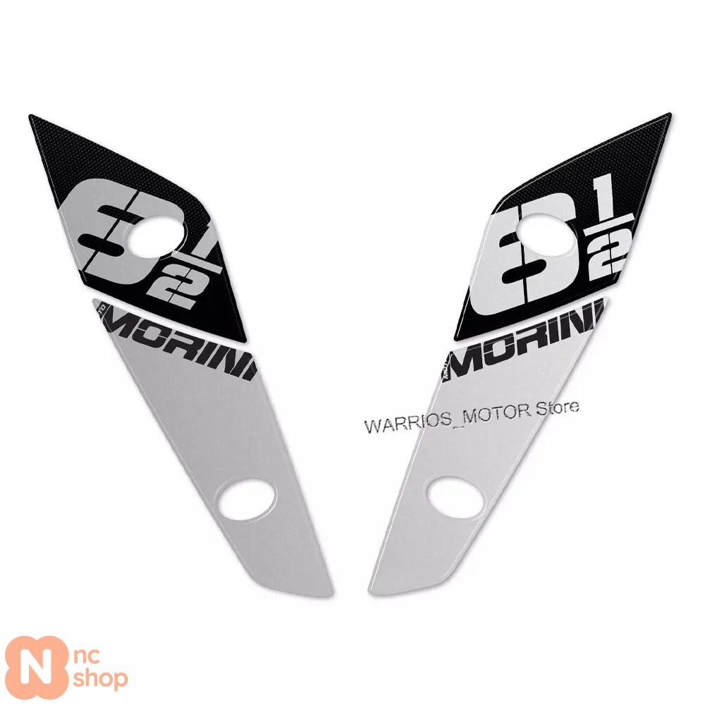 【並行輸入品】 モト・モリーニ セイメッツォ 2022年式 バイク 3D ゲルエポキシ樹脂ステッカー タンクパッドステッカー デカールキット_4