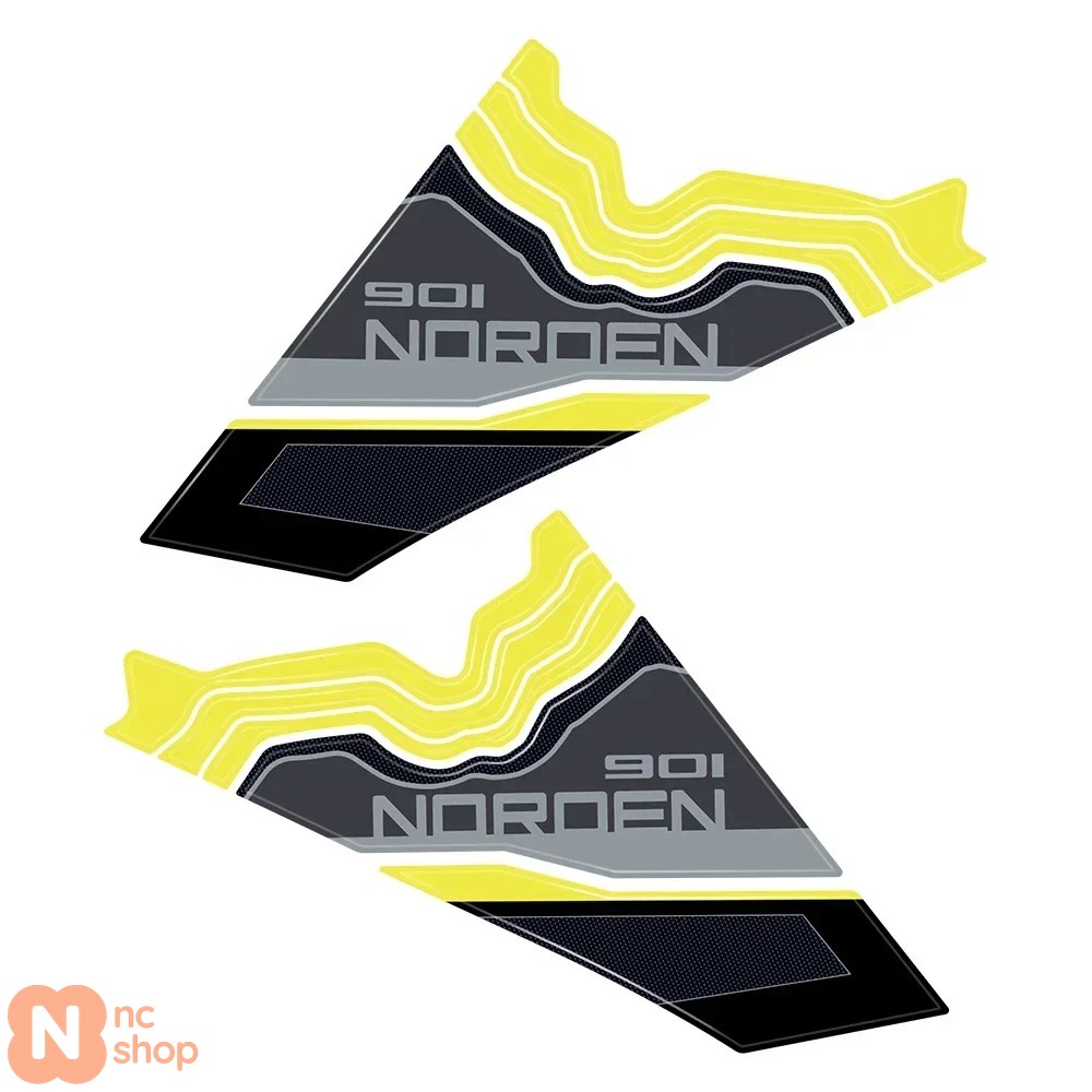 ブランド登録なし - 【並行輸入品】 901 NORDEN タンクパッドステッカー 3Dエポキシ脂ステッカー NORDEN 901 2024用 雨合羽ステッカー 自動二輪車防御すること一揃いの道具