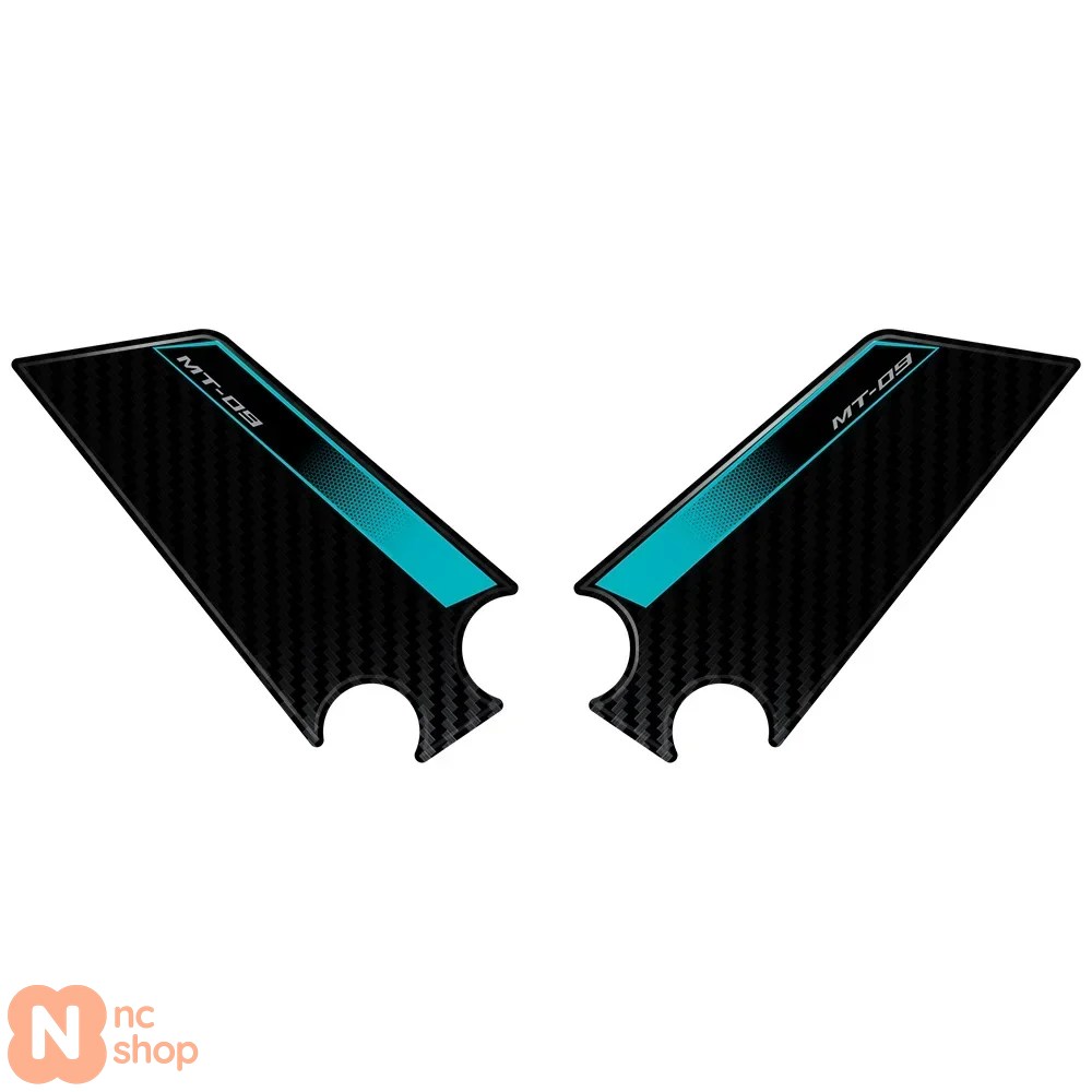 ブランド登録なし - 【並行輸入品】 MT 09用側面燃え種貯蔵タンク上滑り打ちきり防御することパッド MT 09用 2024 自動二輪車用3Dエポキシ脂ステッカーデ長い巻き毛