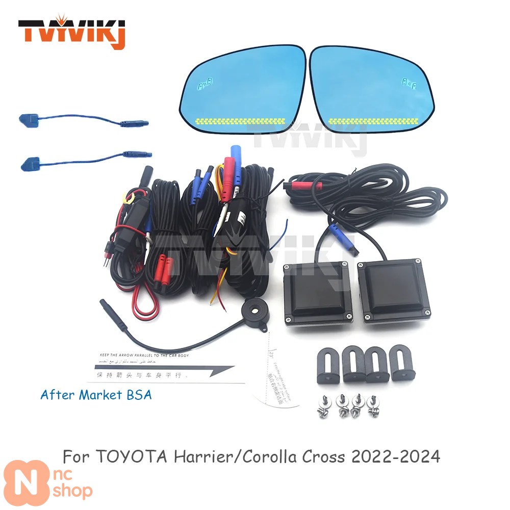 【並行輸入品】 サイドバックミラー ブルーミラーガラスレンズ（死角システム） LEDインジケーター トヨタ ハリアー/カローラ クロス 2022年〜2024年_2
