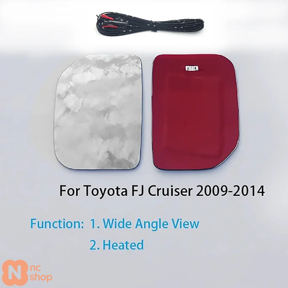 【並行輸入品】 1組2個サイドミラー ブルーガラスレンズ トヨタ FJクルーザー 2009年 2010年 2011年〜2014年 広角ビュー アンチグレア サイドミラー_5