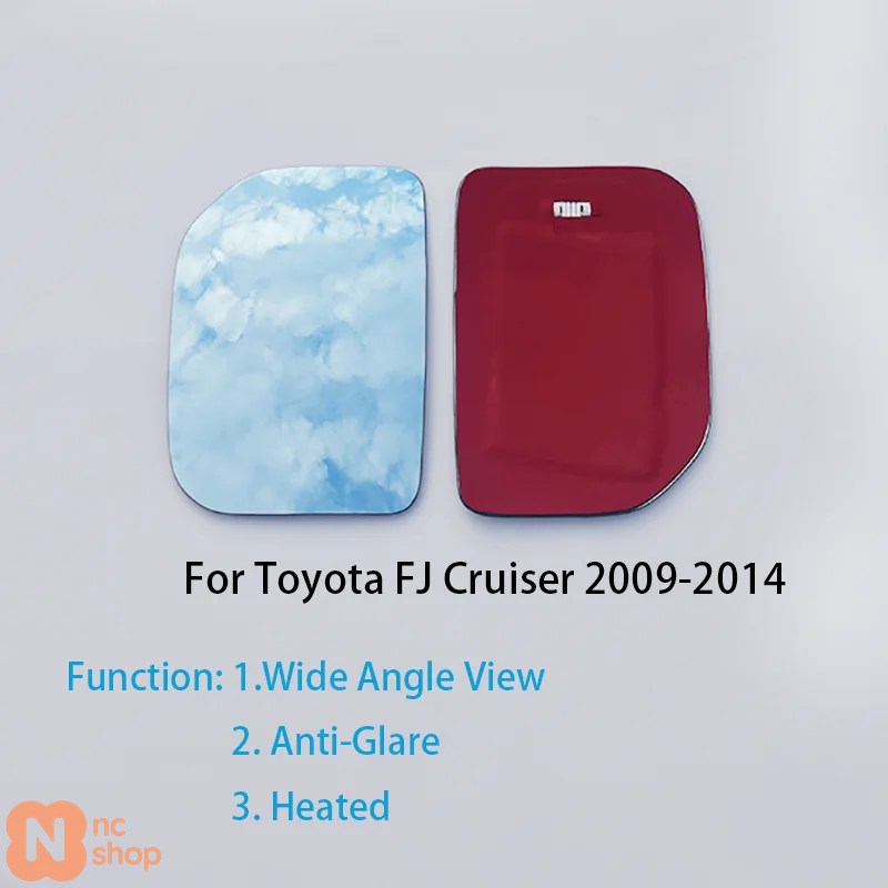 【並行輸入品】 1組2個サイドミラー ブルーガラスレンズ トヨタ FJクルーザー 2009年 2010年 2011年〜2014年 広角ビュー アンチグレア サイドミラー_3