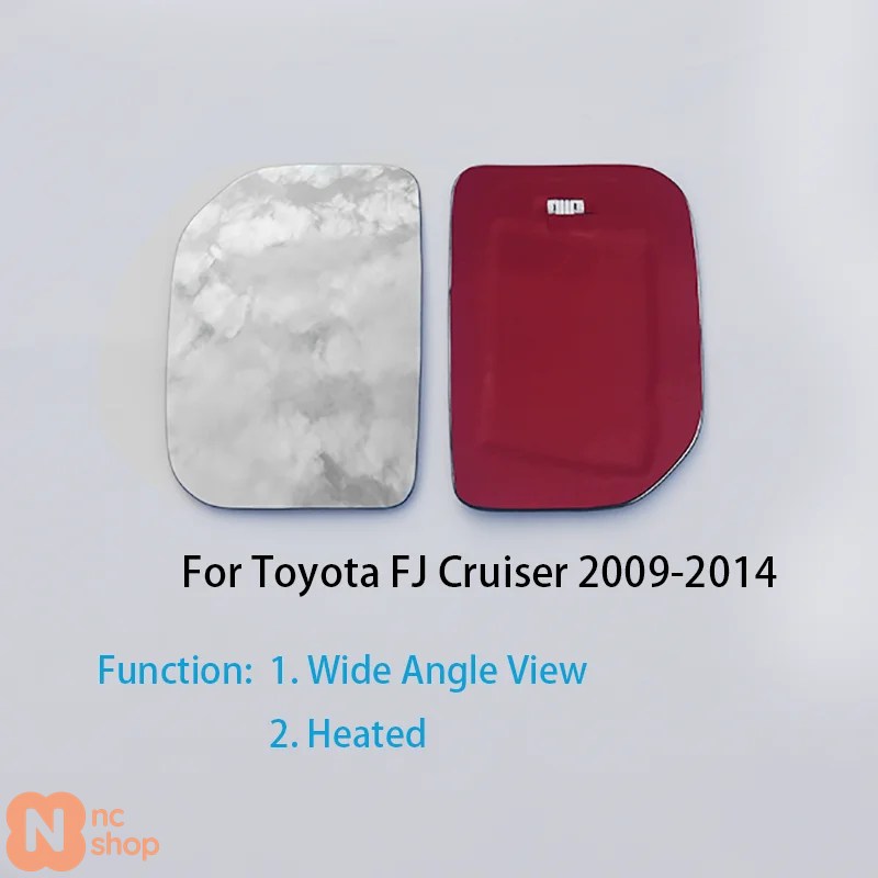 【並行輸入品】 1組2個サイドミラー ブルーガラスレンズ トヨタ FJクルーザー 2009年 2010年 2011年〜2014年 広角ビュー アンチグレア サイドミラー_4