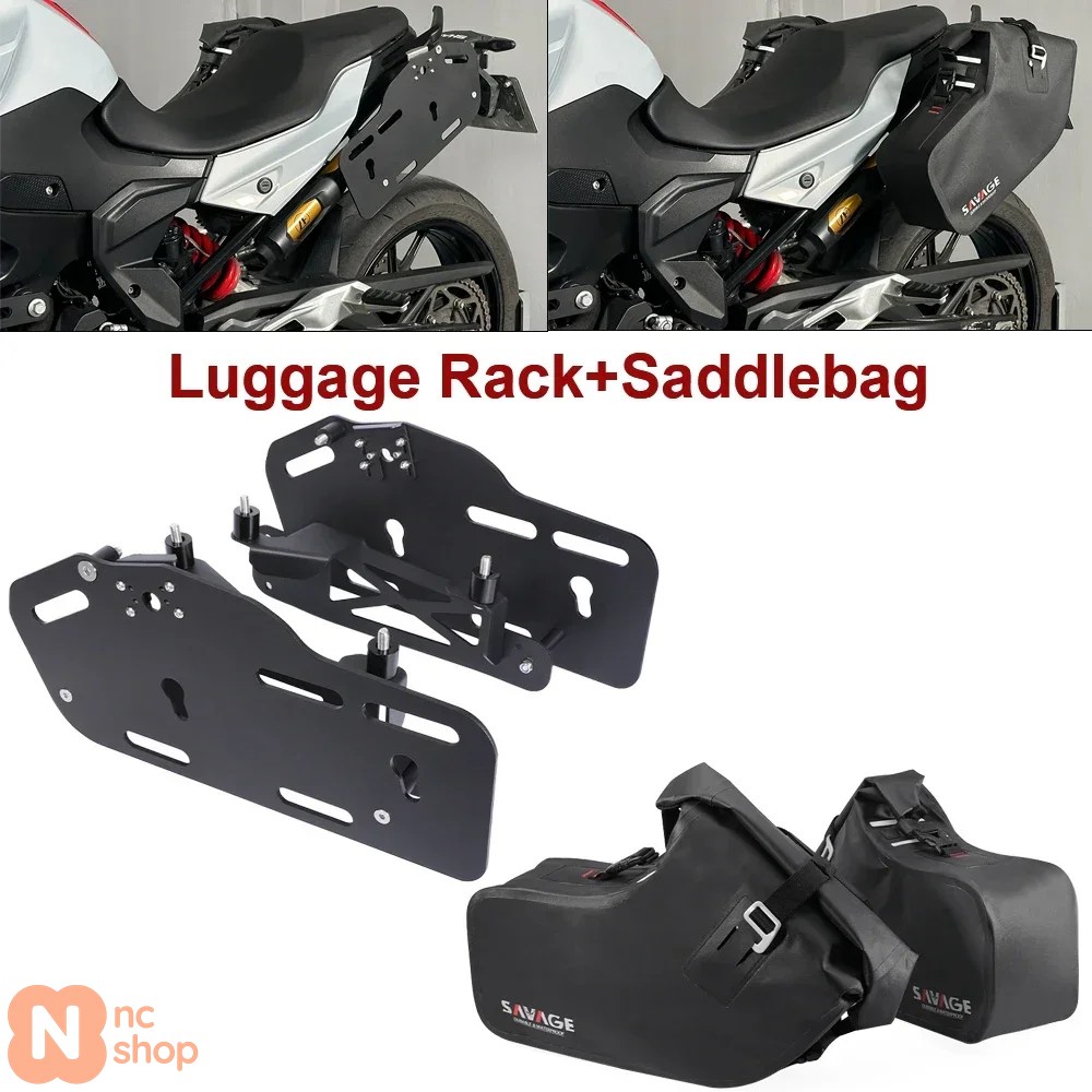 【並行輸入品】 2024 BMW F900R 2020年式バイク リアサドルバッグパニアカーゴストレージボックスマウントホルダーの画像