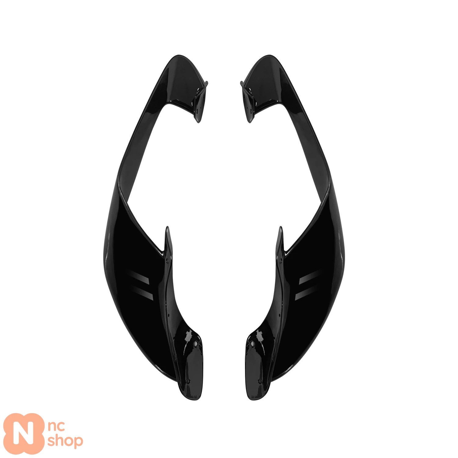 並行輸入品】 バイク用アクセサリー 固定翼フェアリング 小型ウイング 