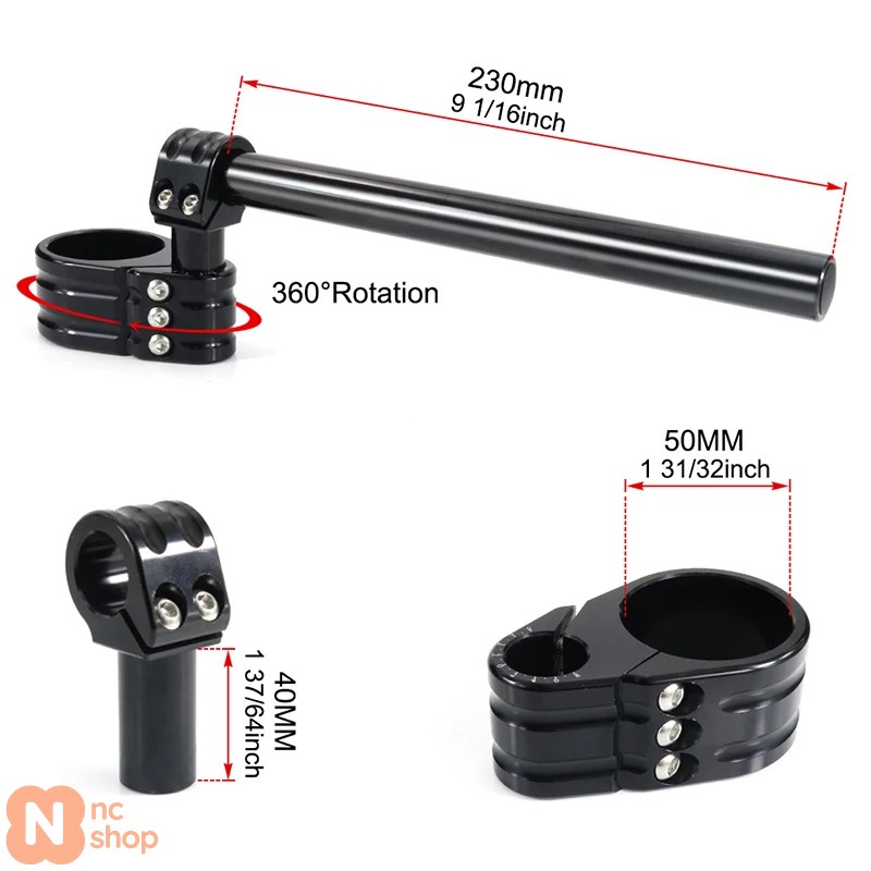 【並行輸入品】 MVアグスタ F3 トライアンフ デイトナ 675 ストリートトリプル対応 ハンドルバー クリップオン ハンドルバーライザー クリップオンハンドルバ