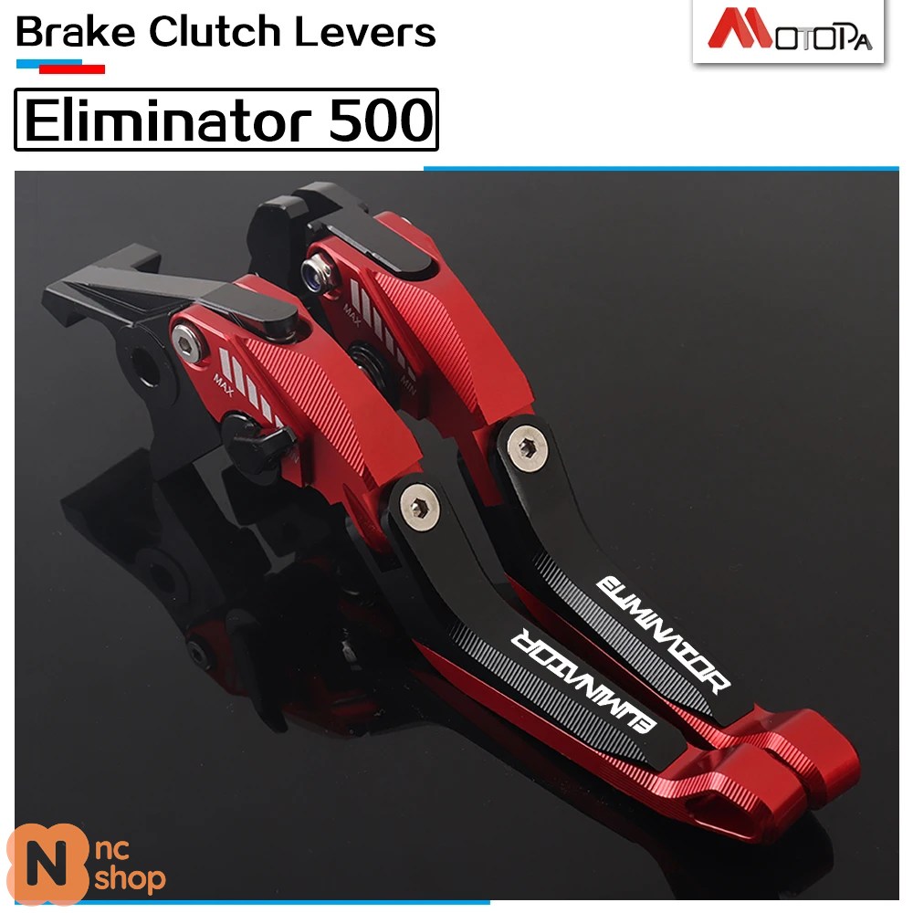 ブランド登録なし - 【並行輸入品】 カワサキ エリミネーター 500 2024 2025用 自動二輪車 二輪 エリミネーター500 かい繕う能力のある 5Dアルミニウムブレーキクラッチレバー 手持ち部分