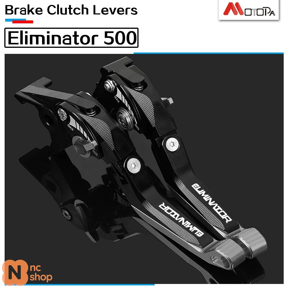 ブランド登録なし - 【並行輸入品】 カワサキ エリミネーター 500 2024 2025用 自動二輪車 二輪 エリミネーター500 かい繕う能力のある 5Dアルミニウムブレーキクラッチレバー 手持ち部分
