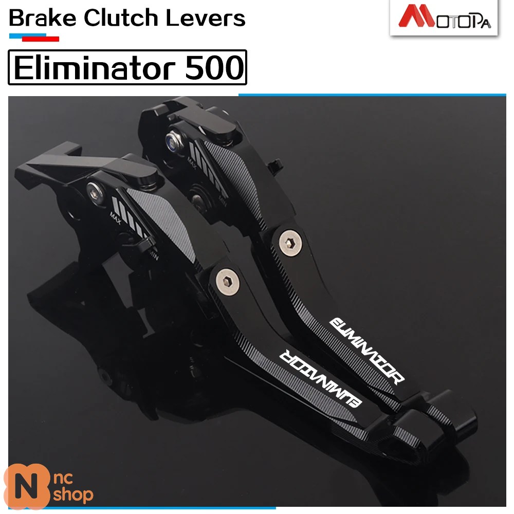 ブランド登録なし - 【並行輸入品】 カワサキ エリミネーター 500 2024 2025用 自動二輪車 二輪 エリミネーター500 かい繕う能力のある 5Dアルミニウムブレーキクラッチレバー 手持ち部分