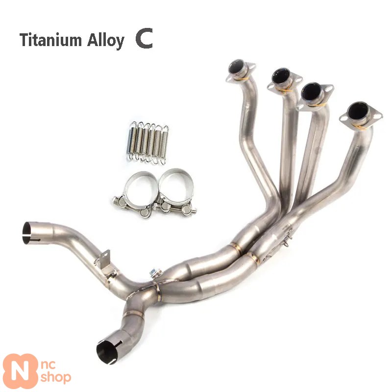 【並行輸入品】 バイク 排気パイプフルシステム エスケープ タイタニウム合金 フロントミドルリンクパイプ カワサキ Z1000 Z1000SX 2010-2020 シレンサー_3