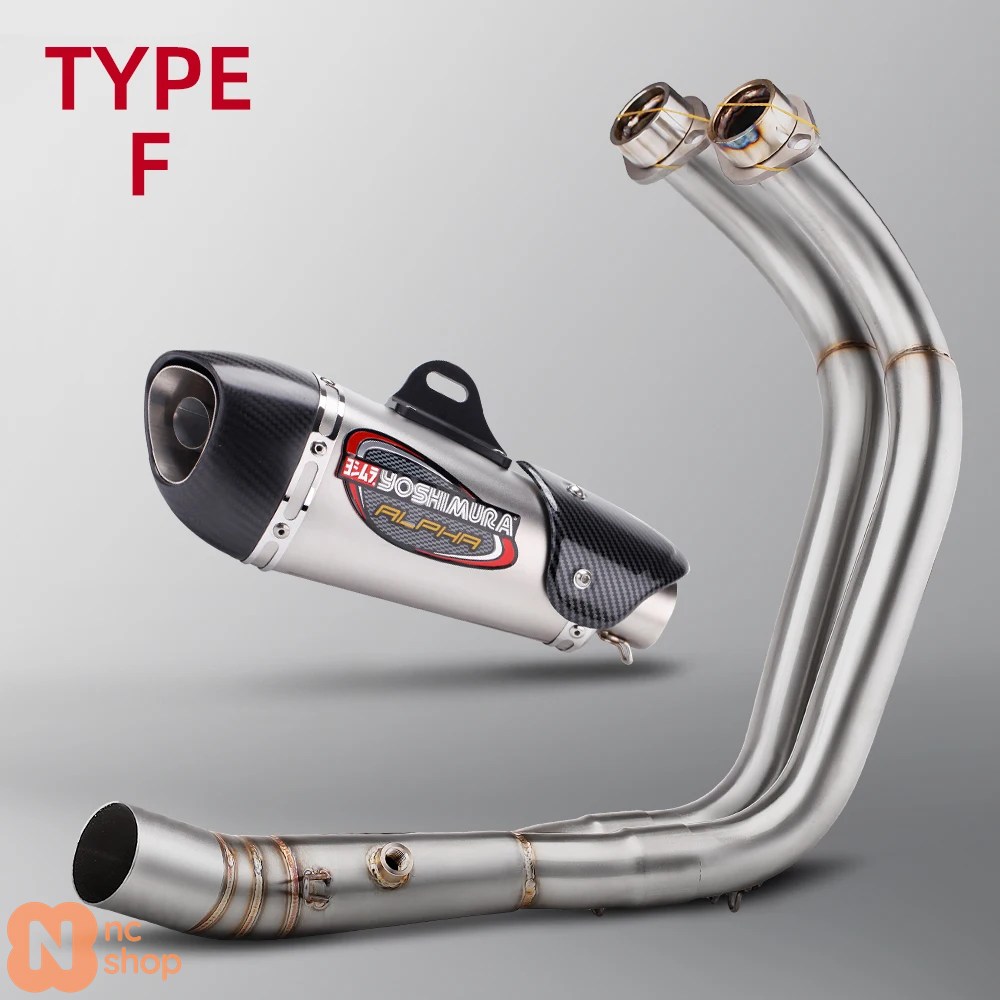 【並行輸入品】 バイク フルSC排気システム アルファマフラーパイプ ヤマハ MT-07 FZ-07 XSR700 MT07 FZ07 2014 - 2024_6