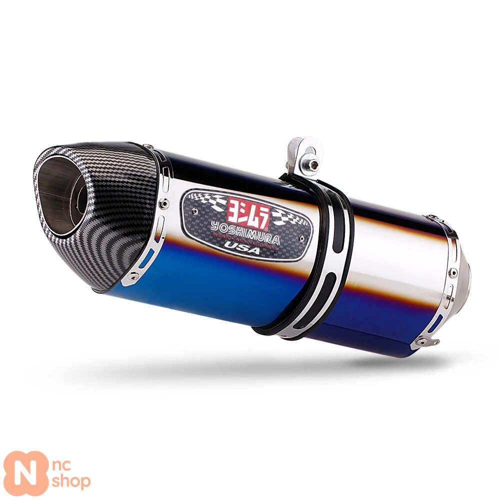 並行輸入品】 汎用 バイク マフラー R77 排気システム MT09 MT07 R3