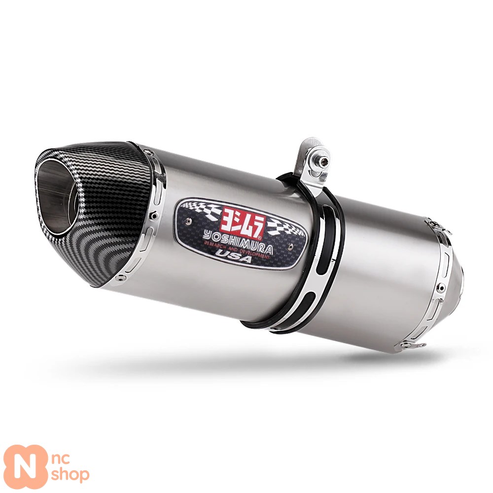 並行輸入品】 汎用 バイク マフラー R77 排気システム MT09 MT07 R3